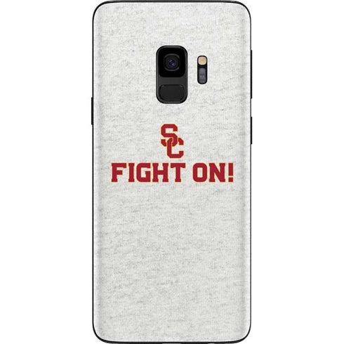 University of Southern California USC Fight On Grey Galaxy S9 Skin